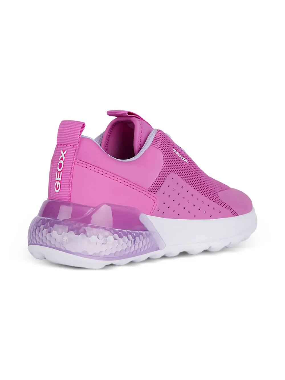 Geox Kids Activart Illuminus mesh-panelled sneakers Pink