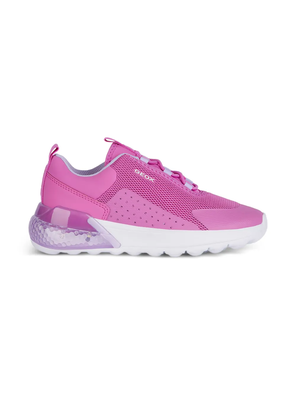 Geox Kids Activart Illuminus mesh-panelled sneakers Pink