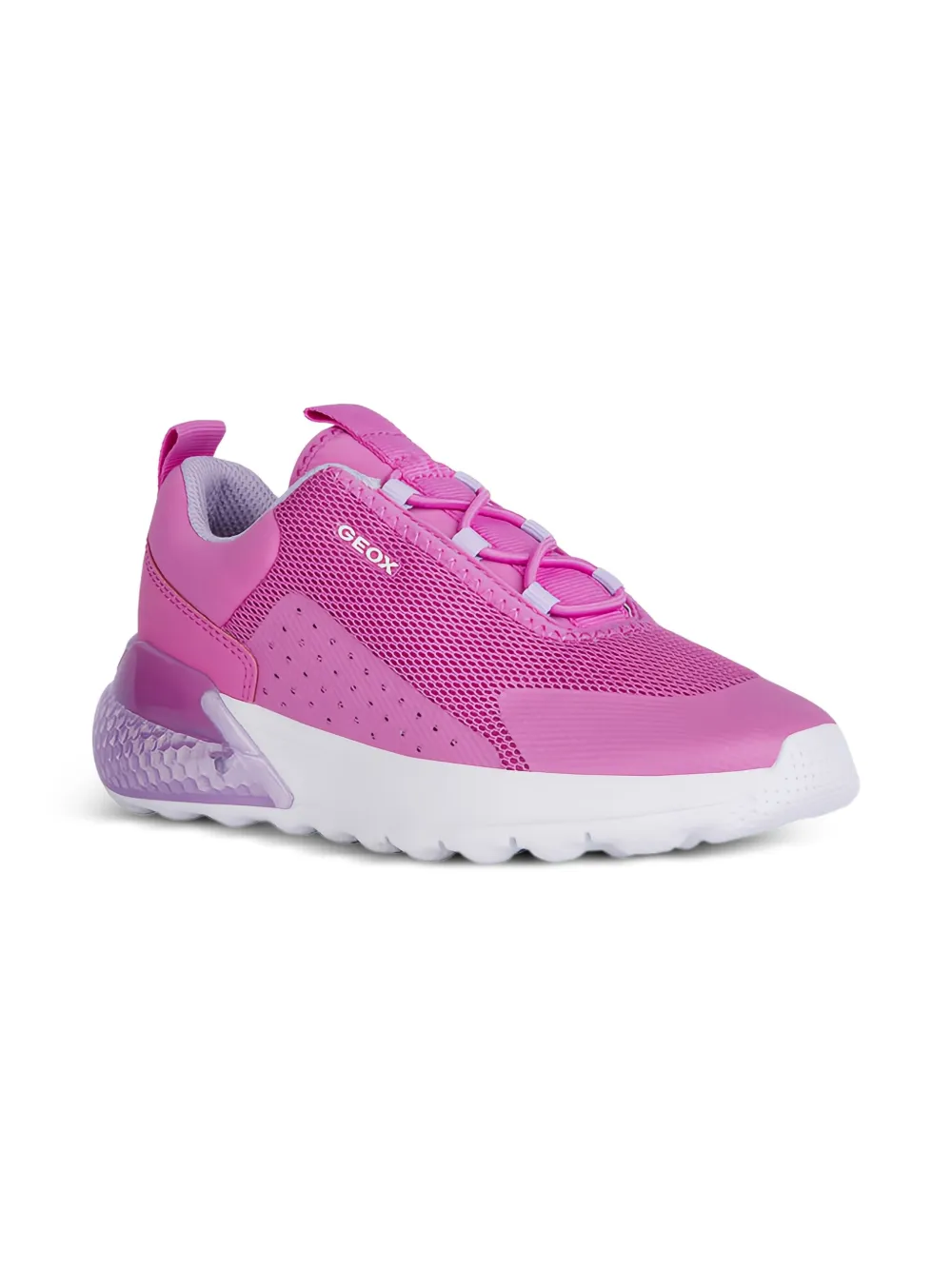 Geox Kids Activart Illuminus mesh-panelled sneakers Pink