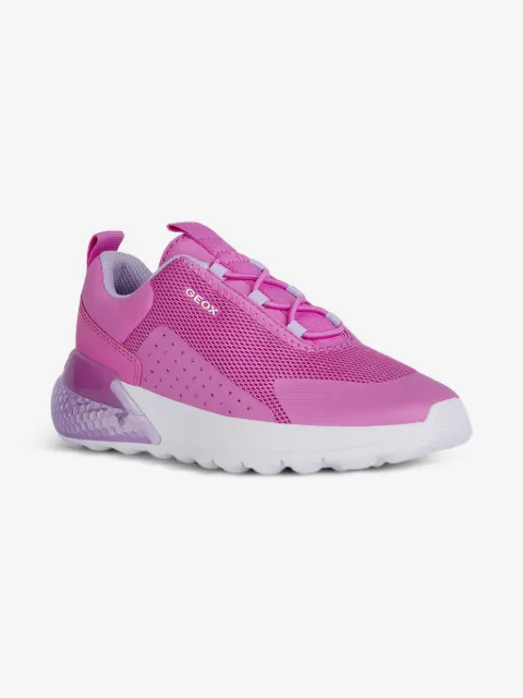 Geox Kids Activart Illuminus mesh-panelled sneakers