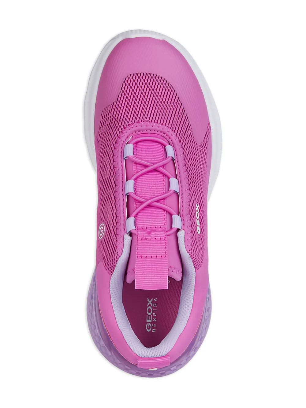 Geox Kids Activart Illuminus mesh-panelled sneakers Pink