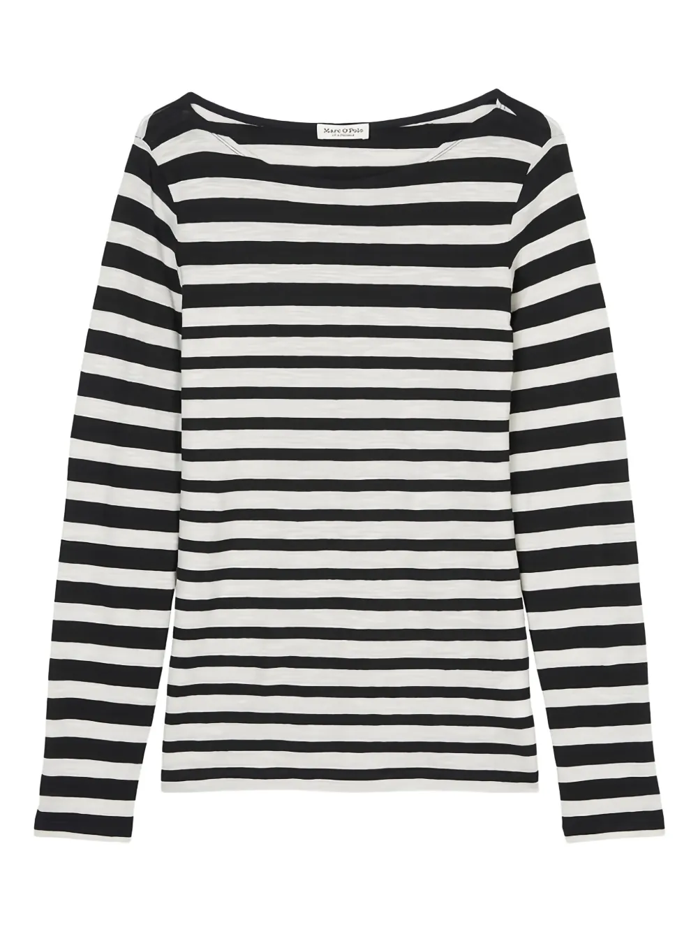 Marc O'Polo striped long-sleeve top | White | Image 1