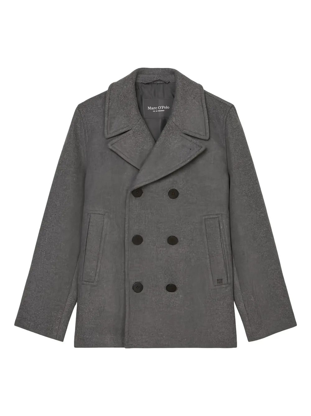 Marc O'Polo double-breasted peacoat | Grey | Image 1