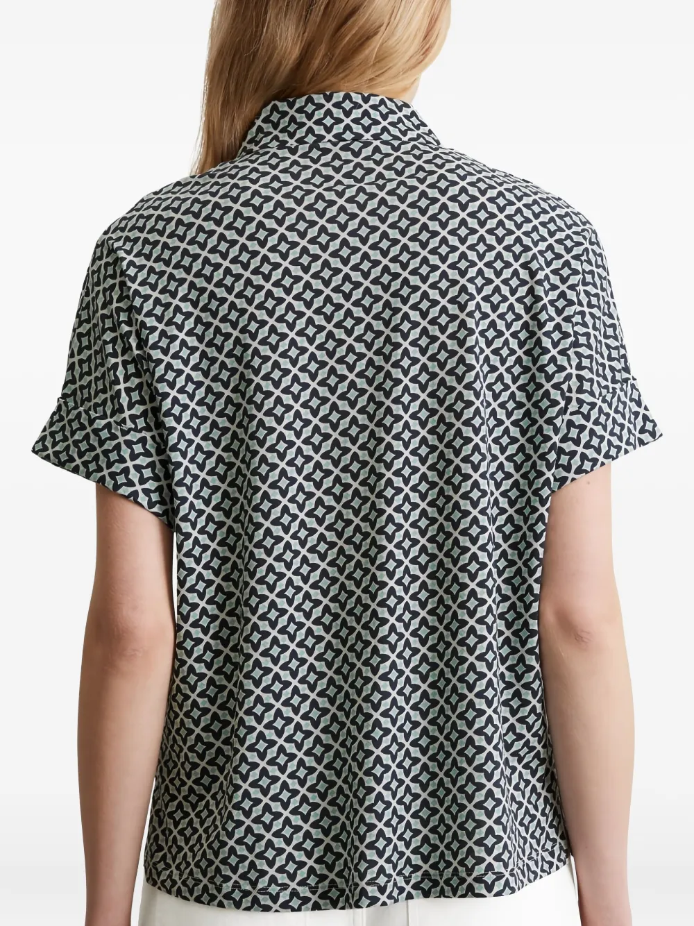 Marc O'Polo Blouse met print Groen