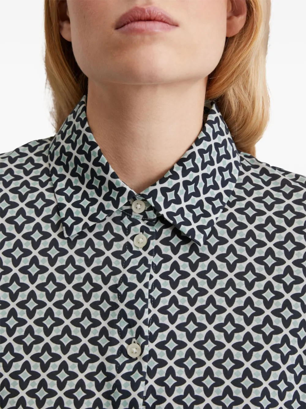 Marc O'Polo Blouse met print Groen