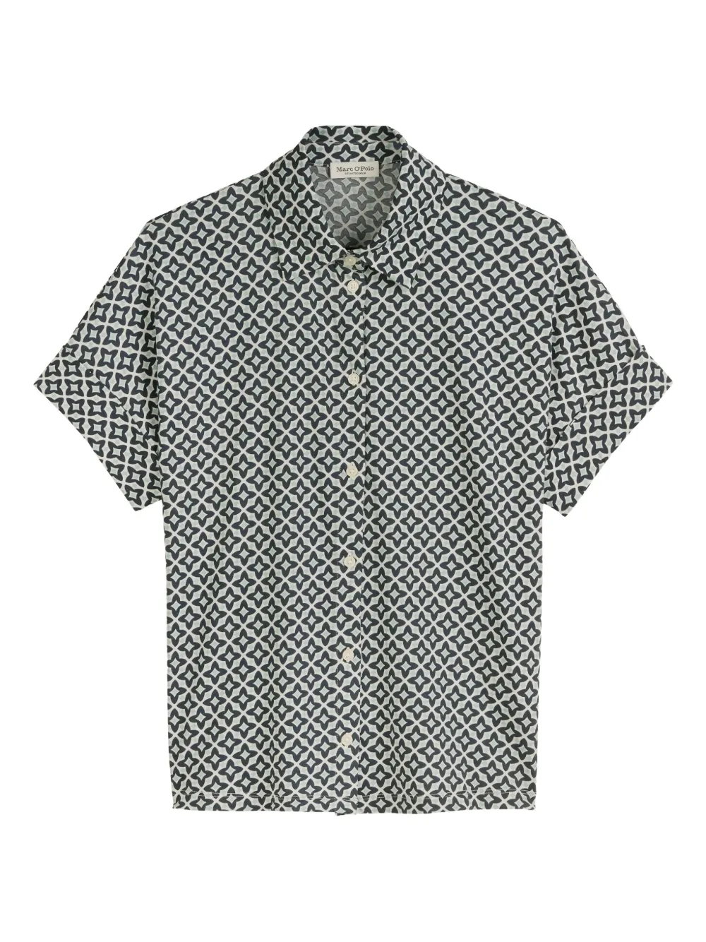 Marc O'Polo printed short-sleeve shirt | Green | Image 1