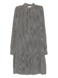 Marc O'Polo geometric print mini dress - Black
