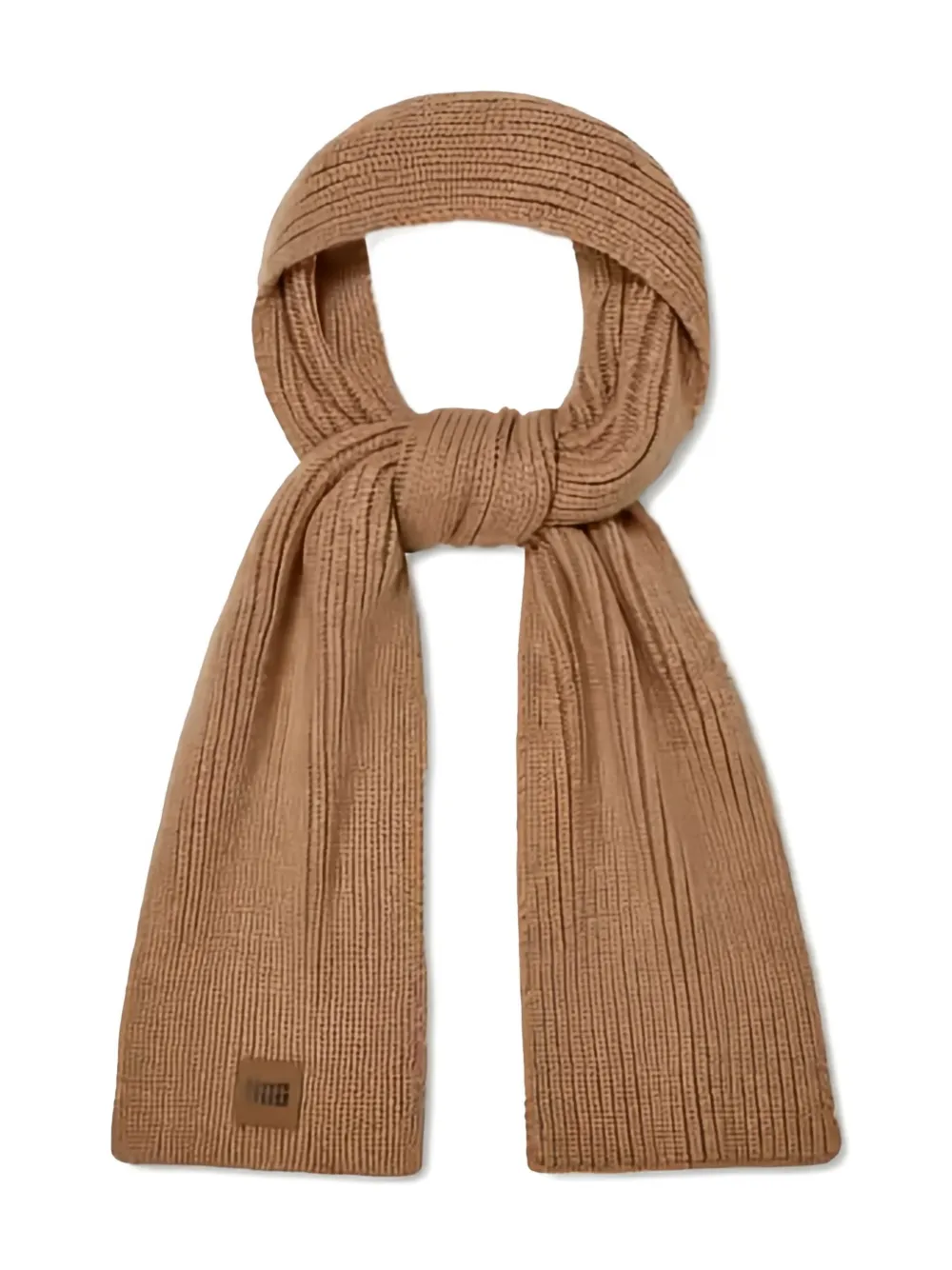 UGG ribbed-knit scarf - Bruin