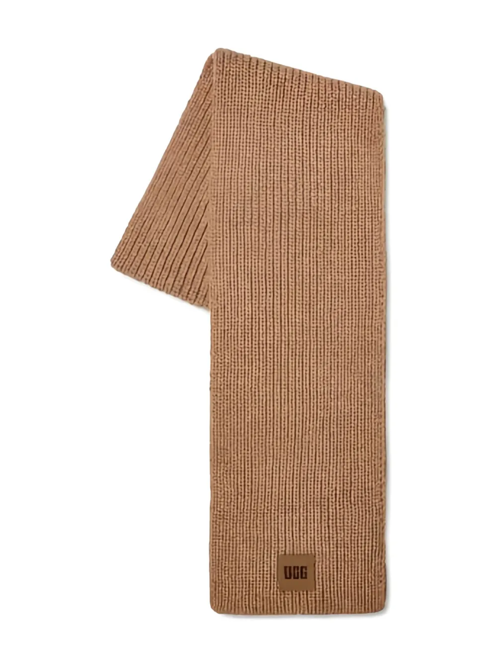 UGG Ribgebreide sjaal Bruin
