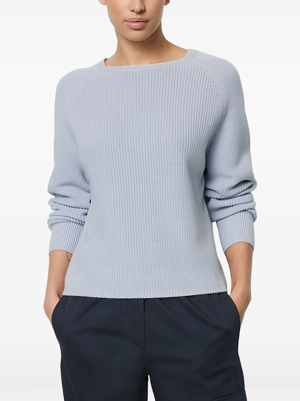Marc O'Polo ribbed-knit round-neck sweater | Knitted Sweaters | Image 2