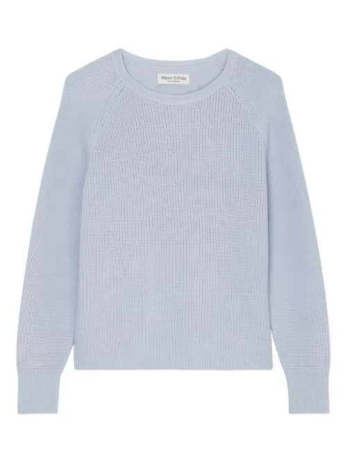Pull nervuré à col rond - Marc O'Polo - Modalova