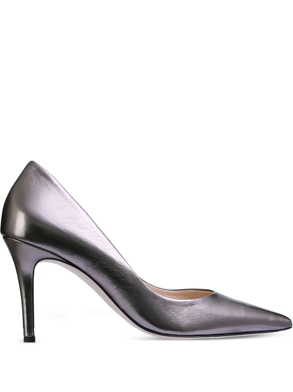 Hogl 80mm metallic leather pointed-toe pumps
