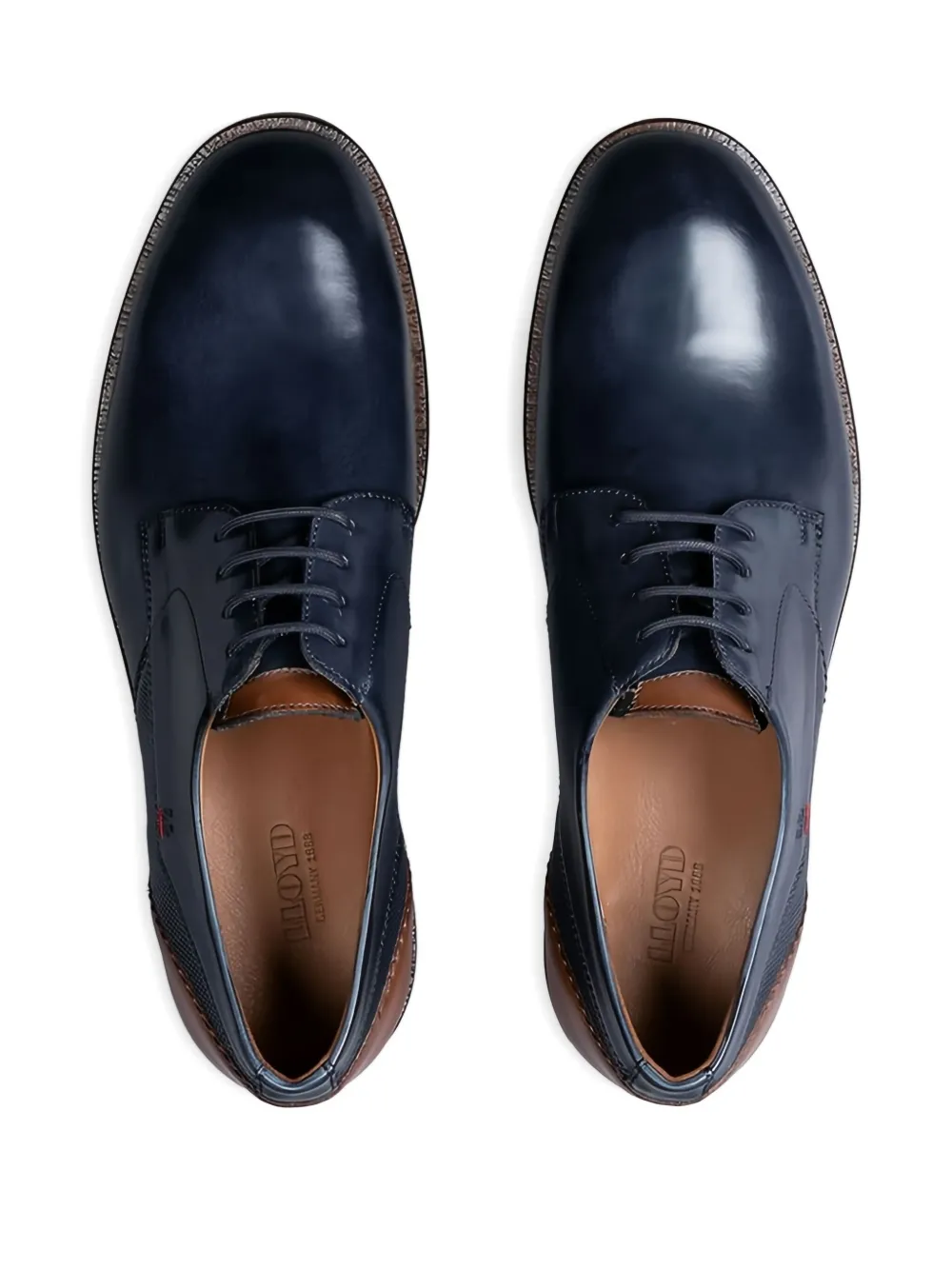 Lloyd Domino leather Derby shoes Blue