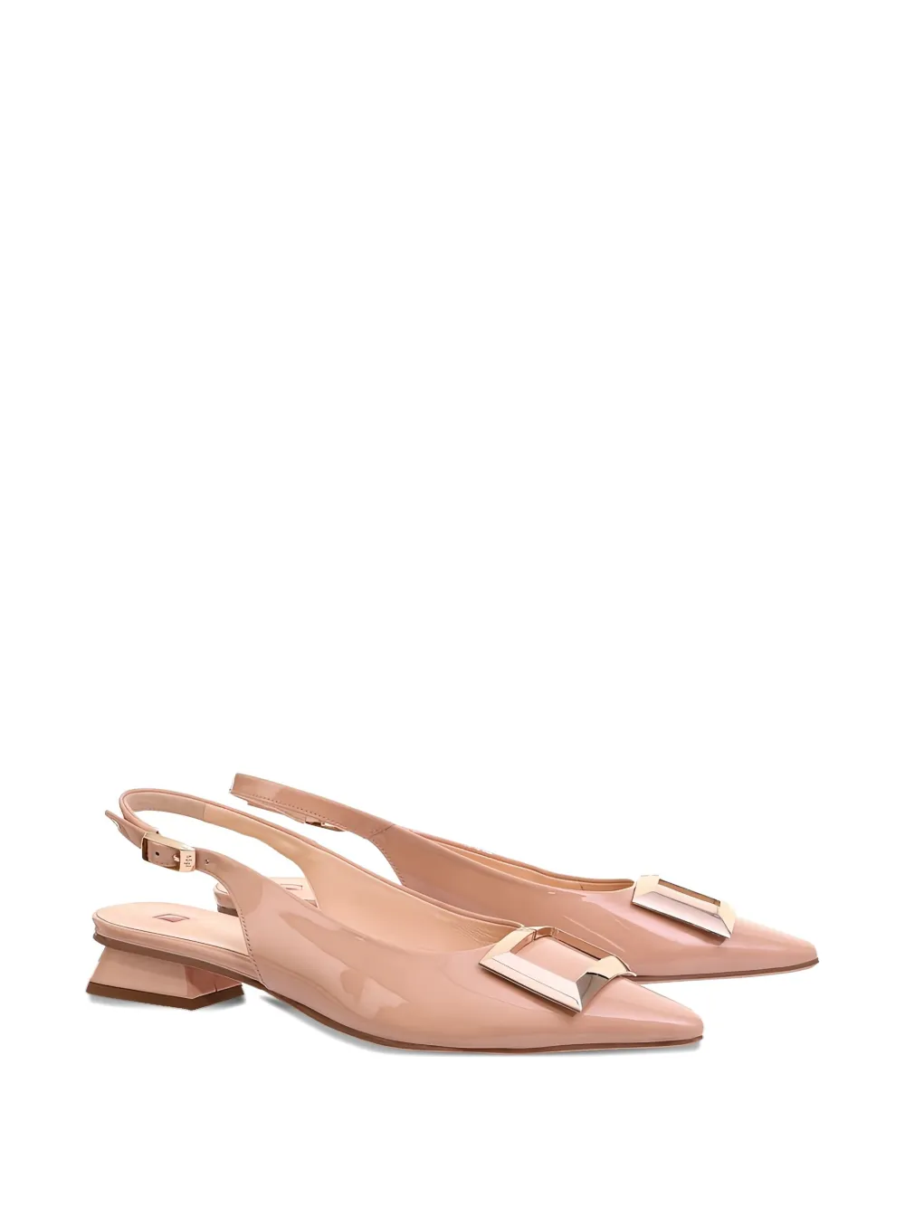 Hogl zapatillas de charol con tira trasera | Zapatillas planas | Image 2