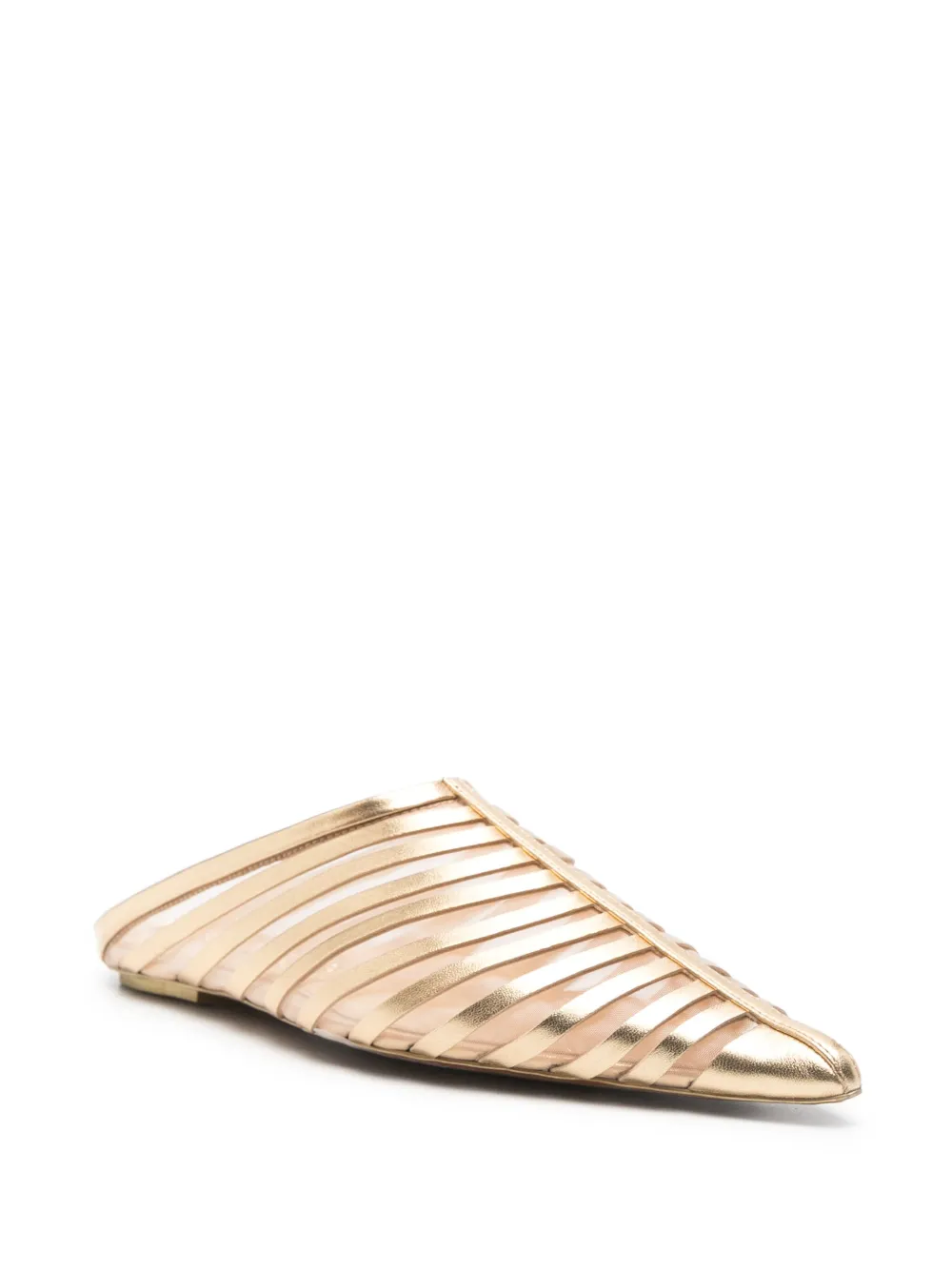 Cult Gaia Venice sandal mules Gold