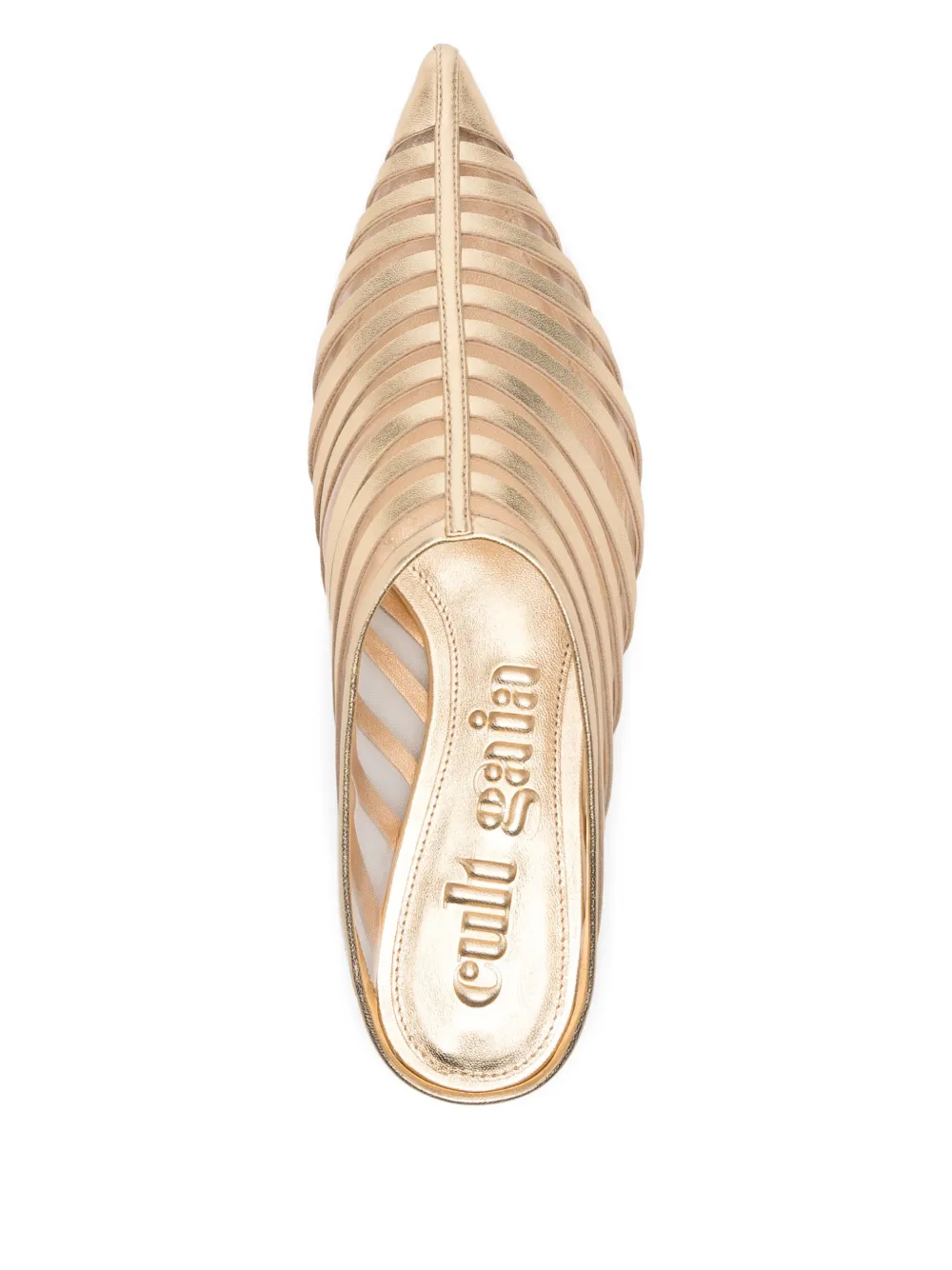 Cult Gaia Venice sandal mules Gold