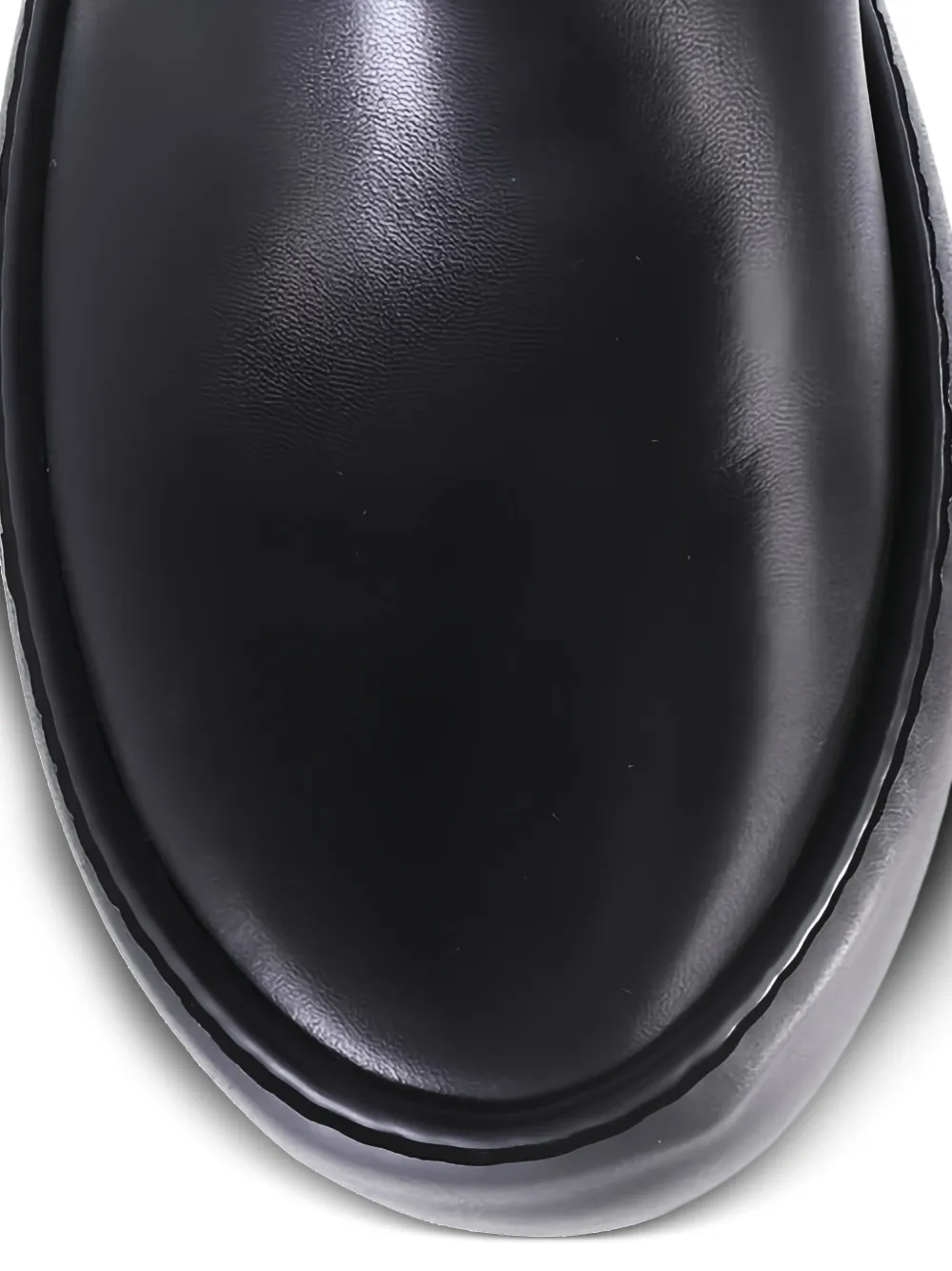 Hogl Connor platform Chelsea boots Black
