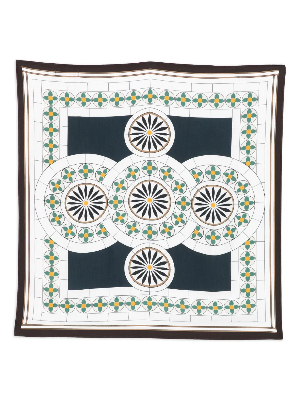 Marc O'Polo geometric-pattern scarf | White | Image 1