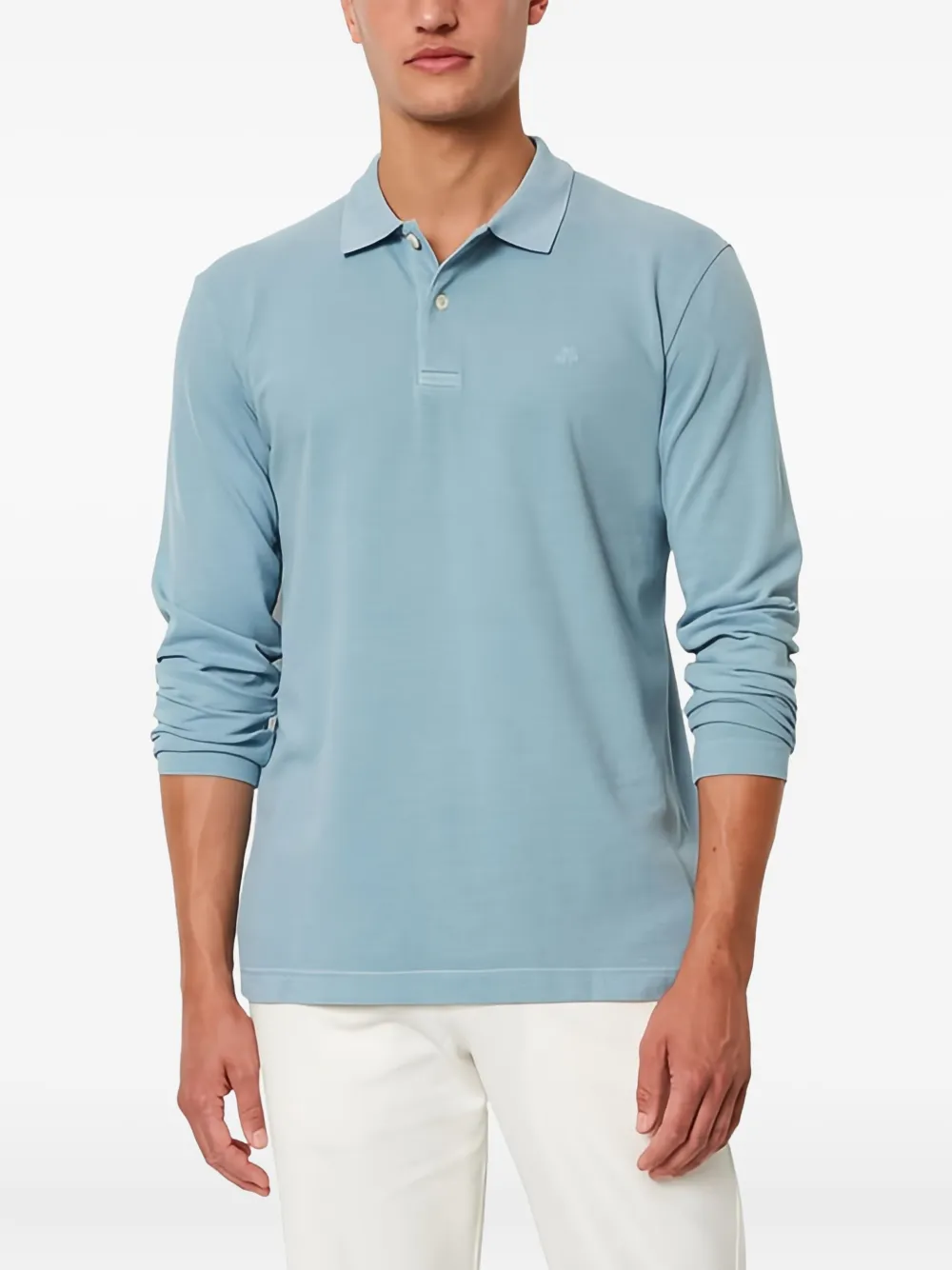 Marc O'Polo long-sleeve polo shirt | Image 2