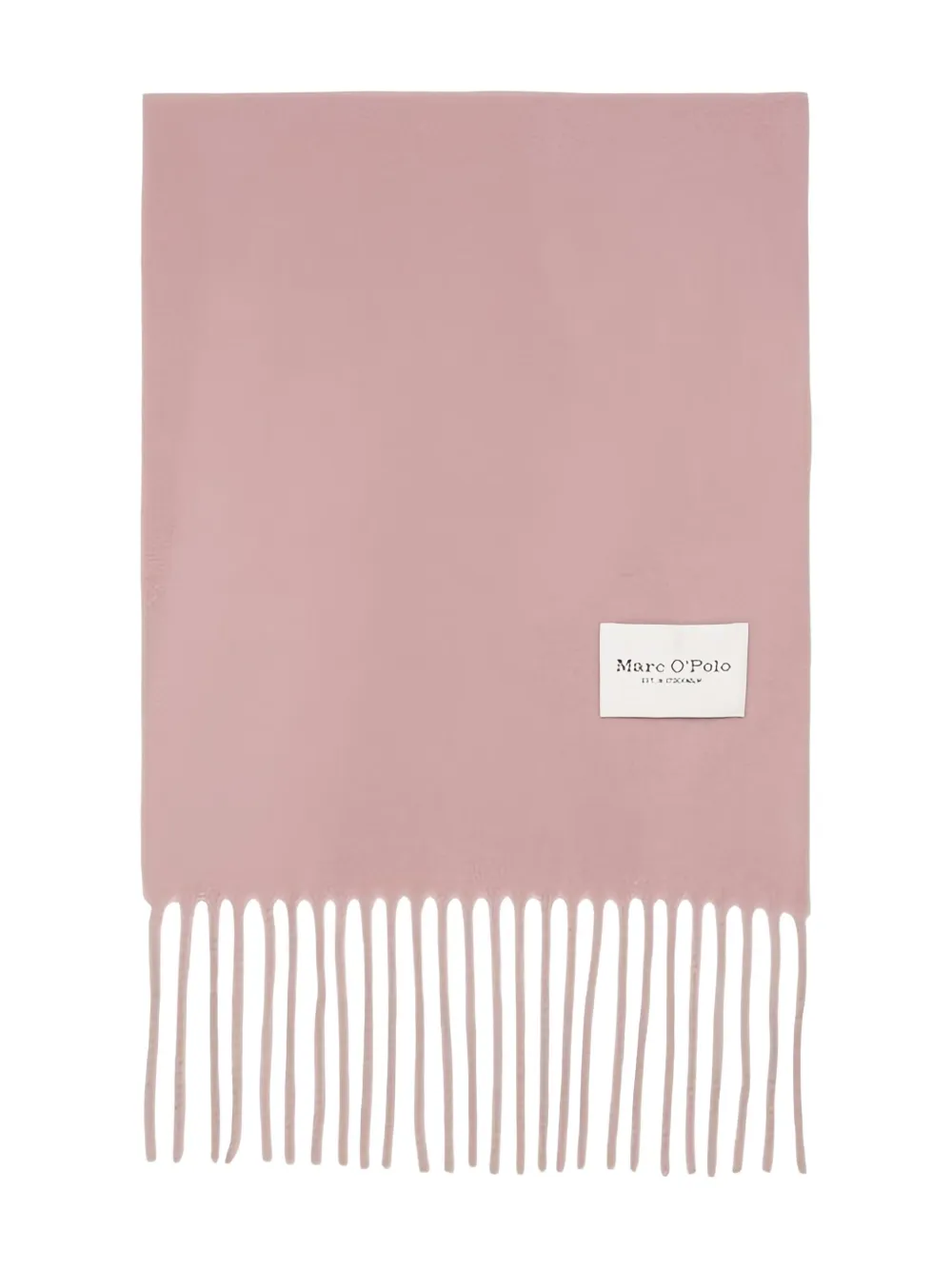 Marc O'Polo Sjaal met franje detail - Roze