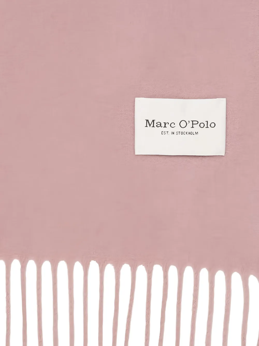 Marc O'Polo Sjaal met franje detail Roze