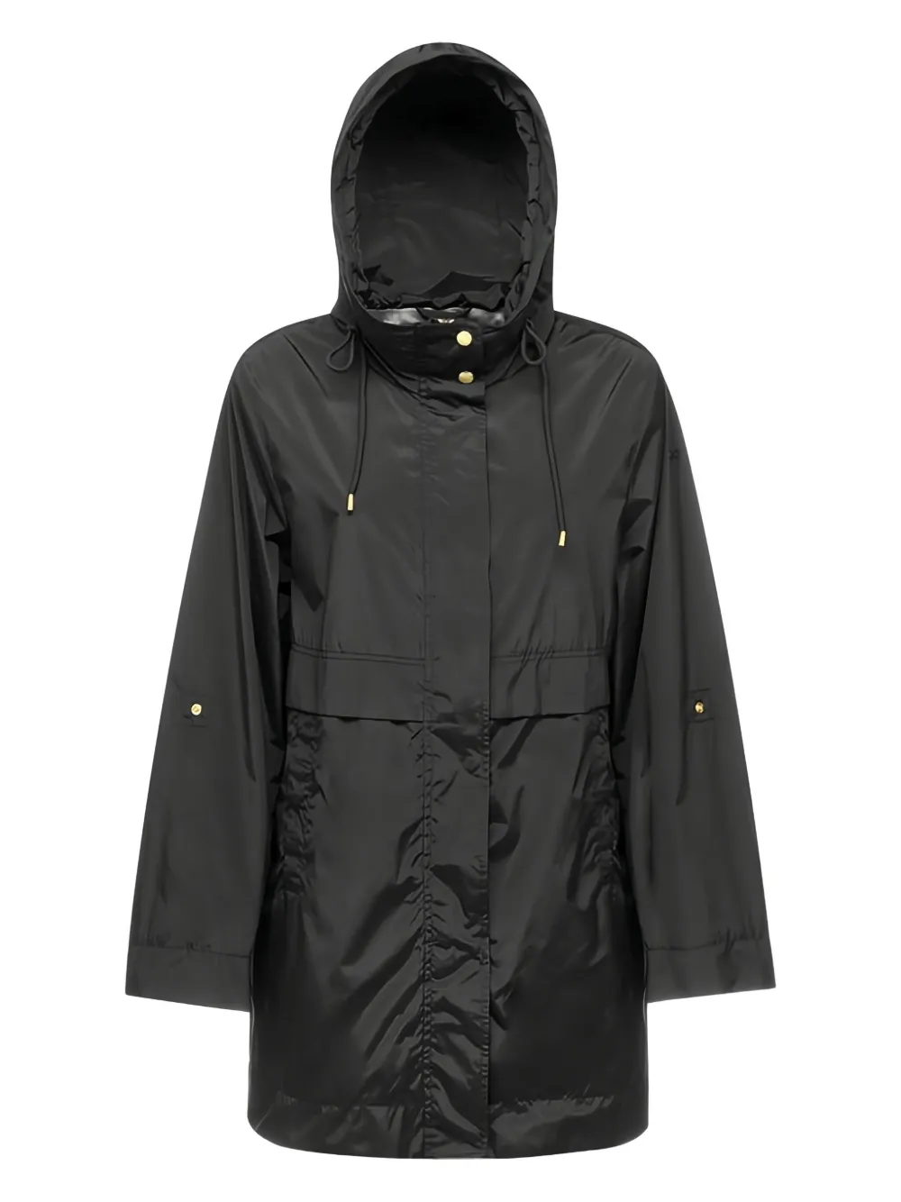 Geox Dandra jack met capuchon en trekkoord Zwart