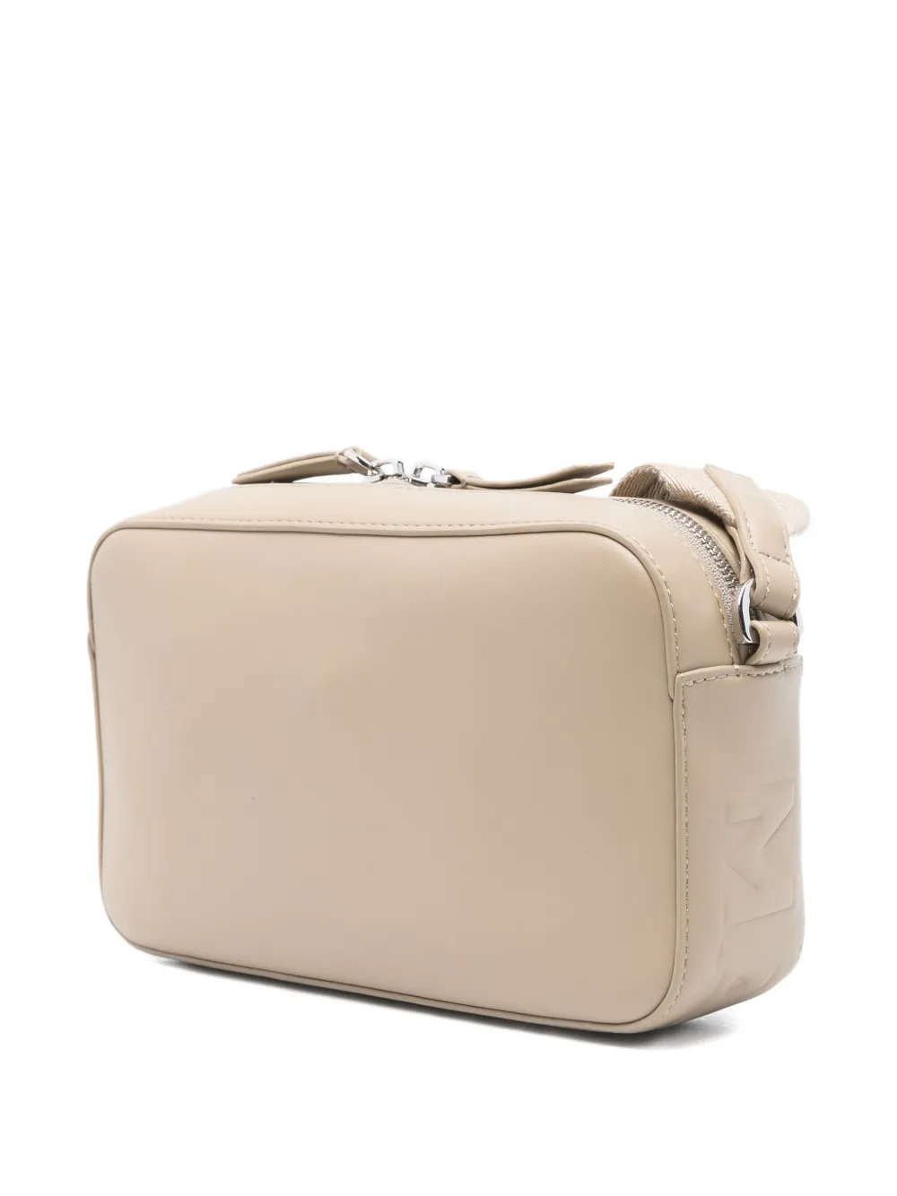 Marc O'Polo Kleine crossbodytas met logo-reliëf Beige