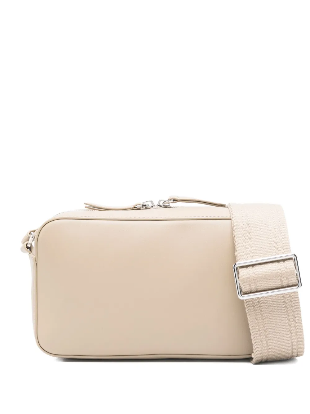 Marc O'Polo Kleine crossbodytas met logo-reliëf Beige
