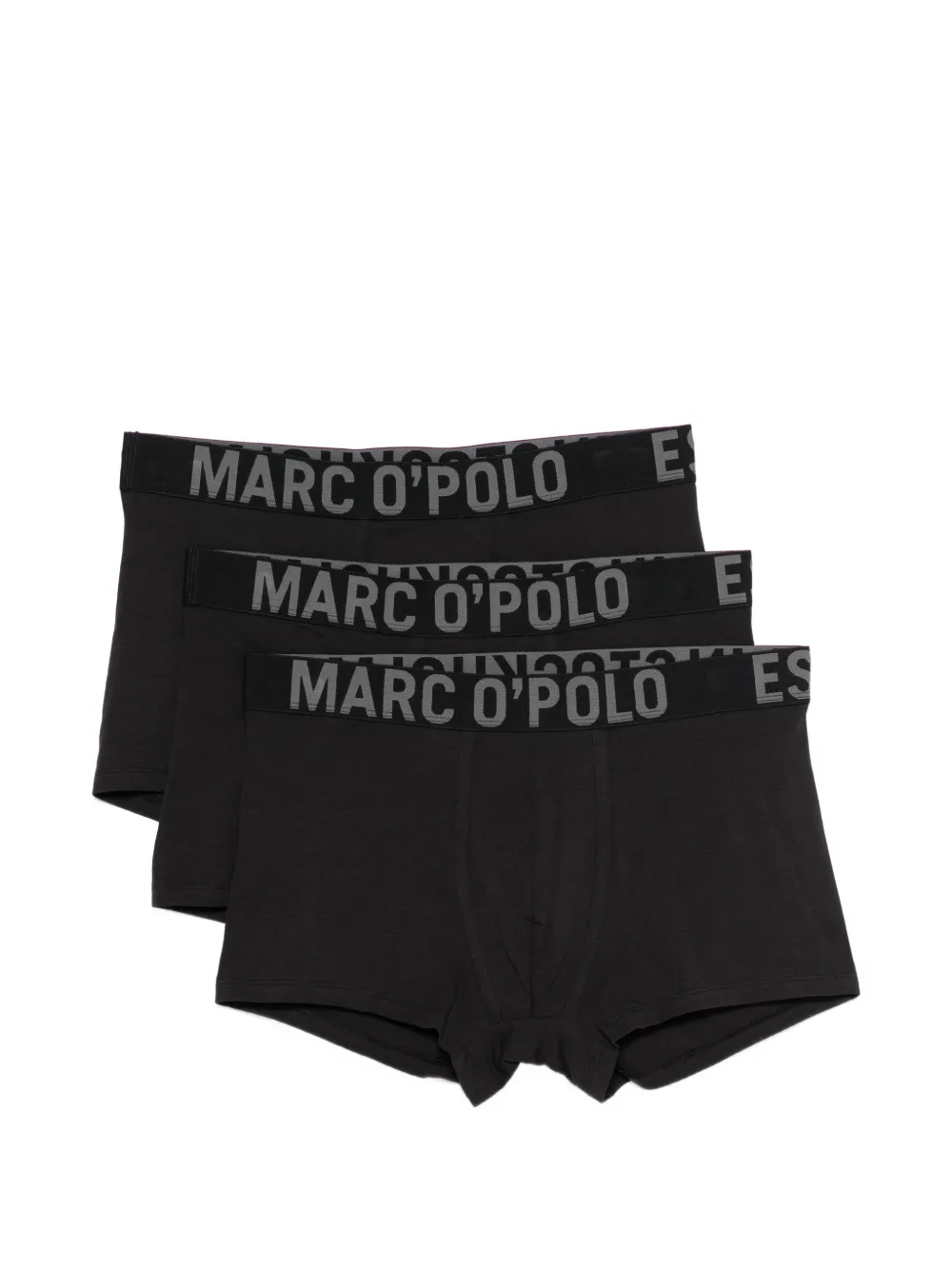 Marc O'Polo logo-waistband boxers (set of three) - Nero