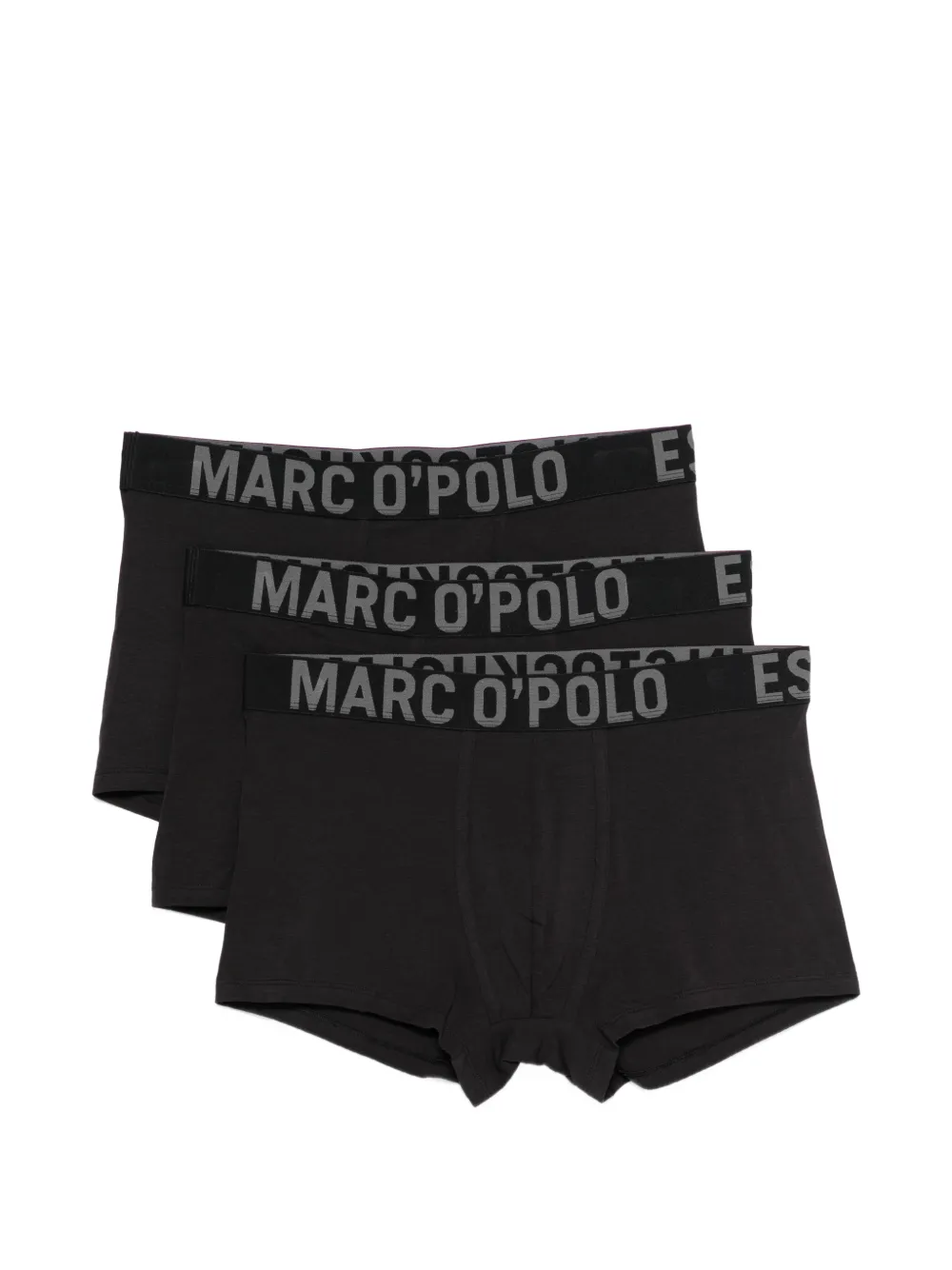 Marc O'Polo logo-waistband boxers (set of three) - Nero
