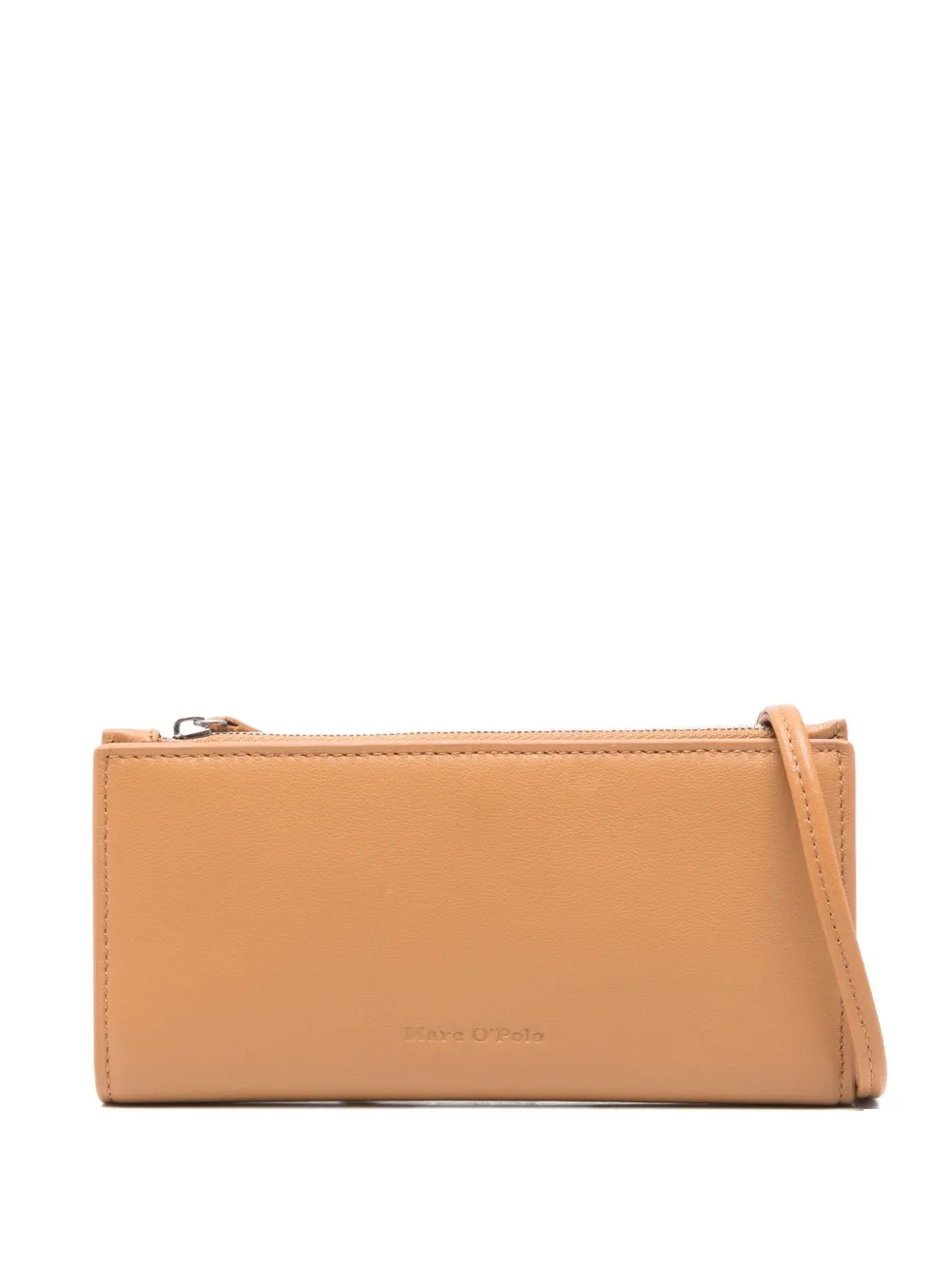 Marc O'Polo Joria lamsleren crossbodytas Bruin