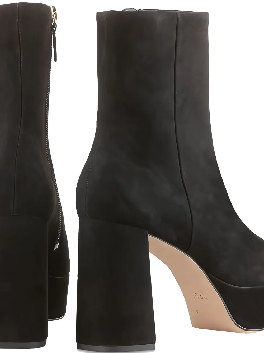 Hogl Nora Platform Block-heel Ankle Boots