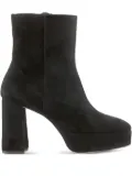 Hogl Nora platform block-heel ankle boots - Black