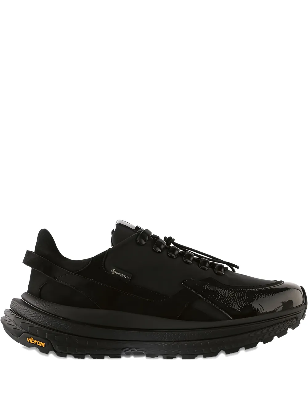 Hogl Zac patent panelled sneakers Black
