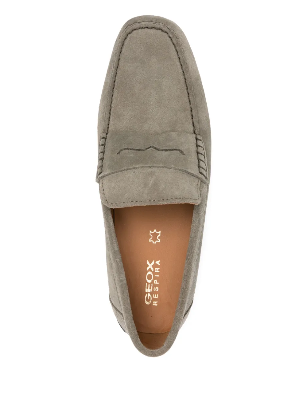 Geox Kosmopolis suede loafers Green