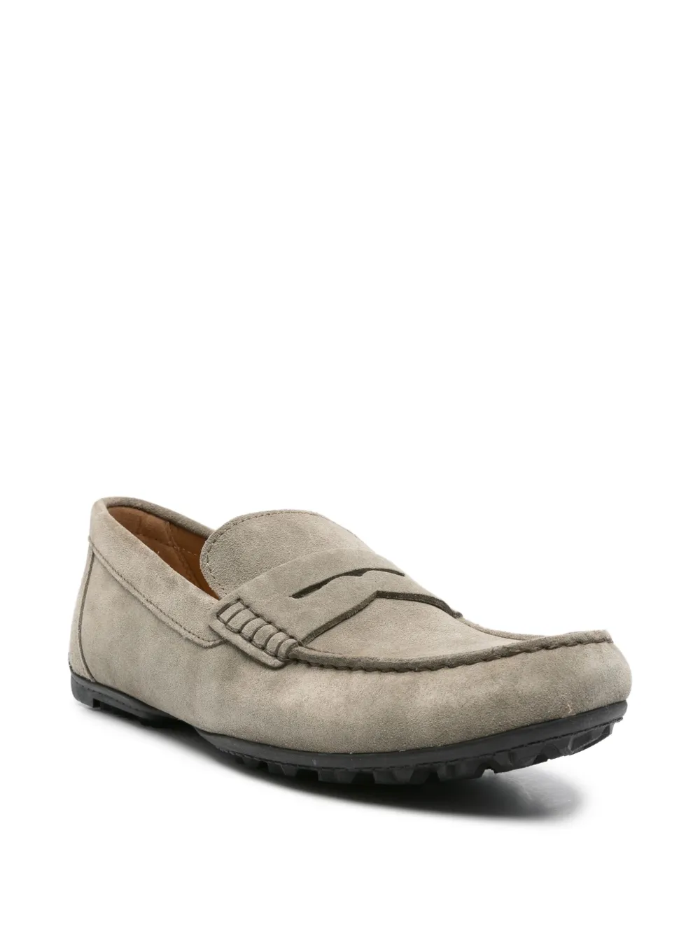Geox Kosmopolis suede loafers Green