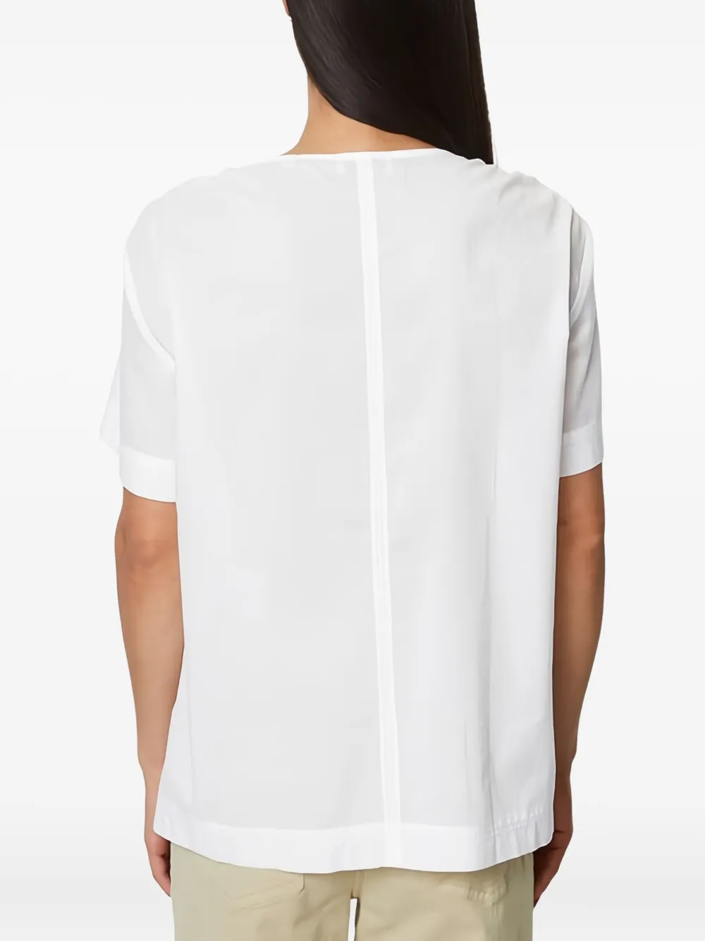 Marc O'Polo Blouse met V-hals Wit