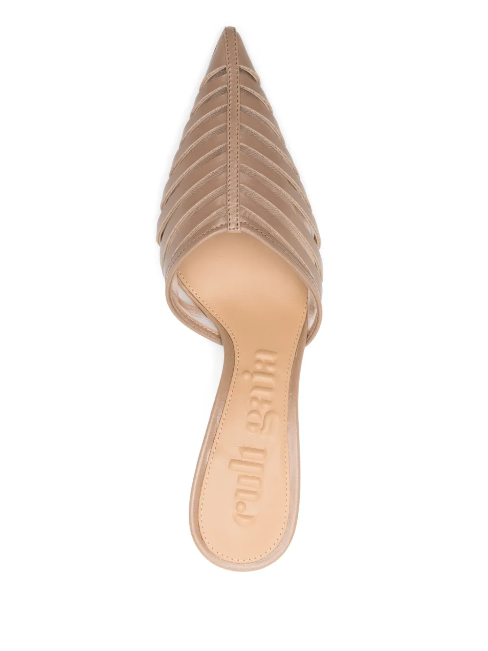 Cult Gaia 80 mm Viera muiltjes Bruin