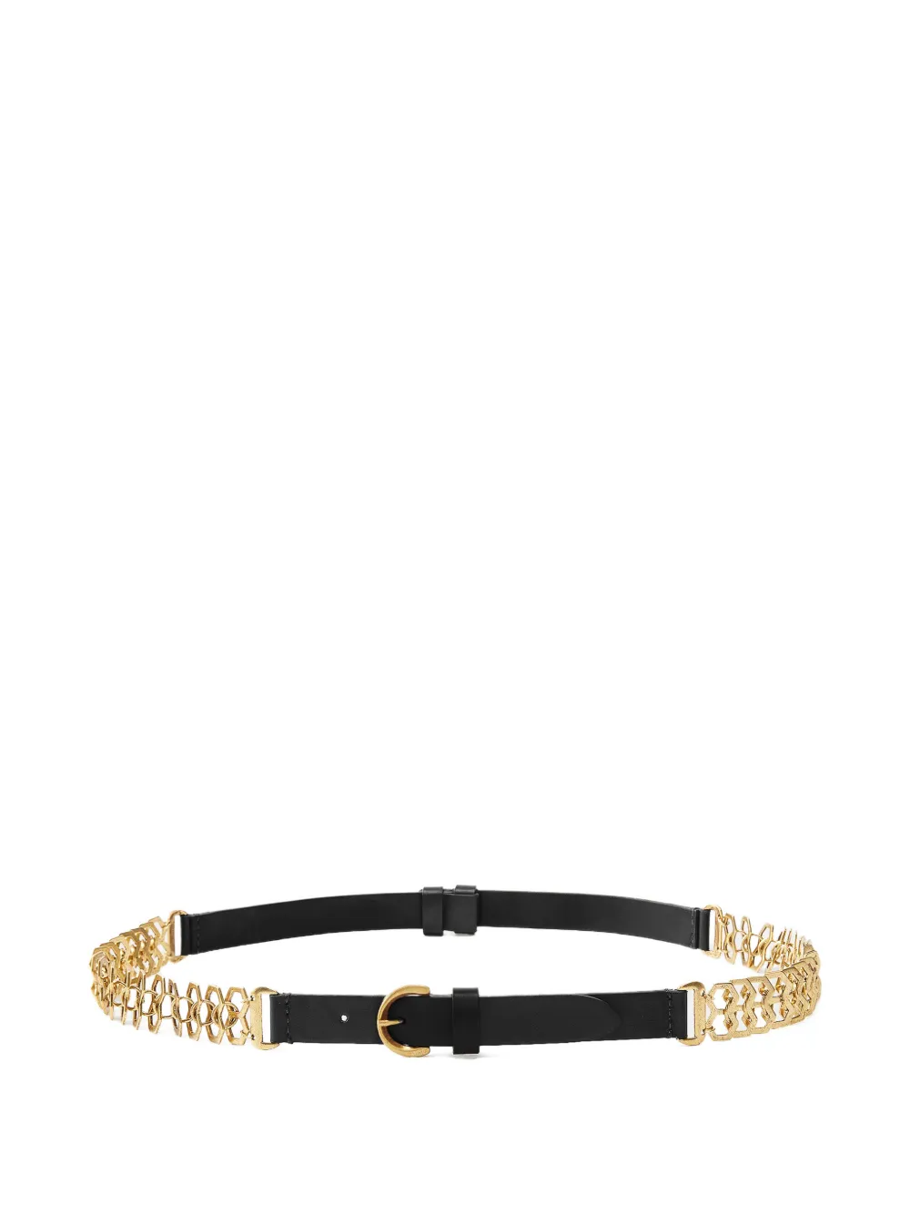 PINKO chain leather belt - Nero