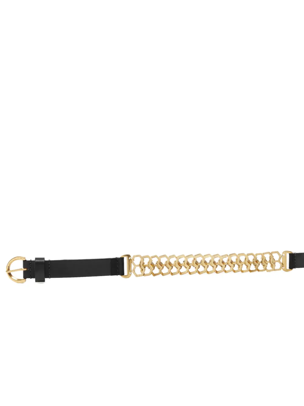 PINKO Riem met ketting inzetstuk 2 cm Zwart