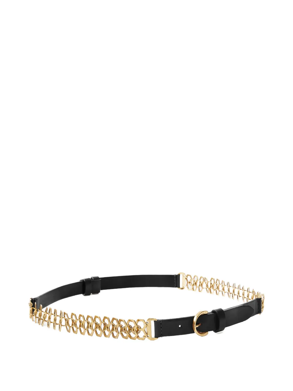 PINKO Riem met ketting inzetstuk 2 cm Zwart