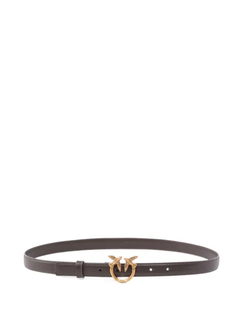 PINKO bird-buckle leather belt