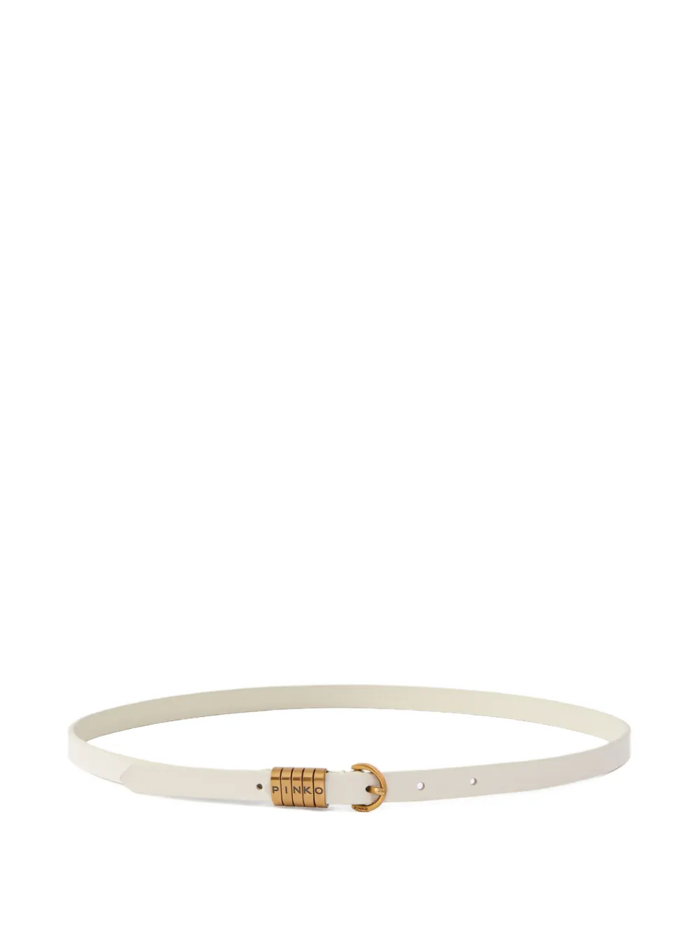 PINKO logo-lettering belt | White | Image 1