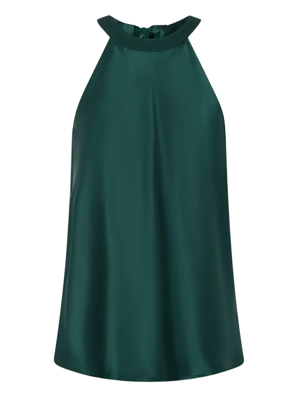 Pinko Flowing Top With Bow In Green