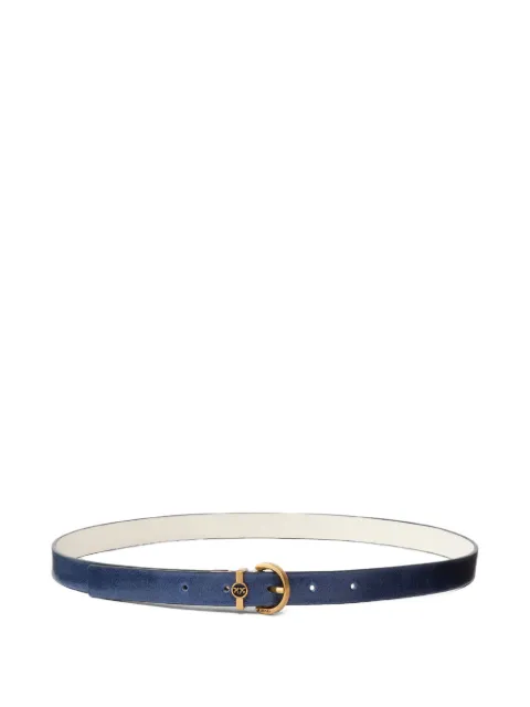PINKO leather buckle belt