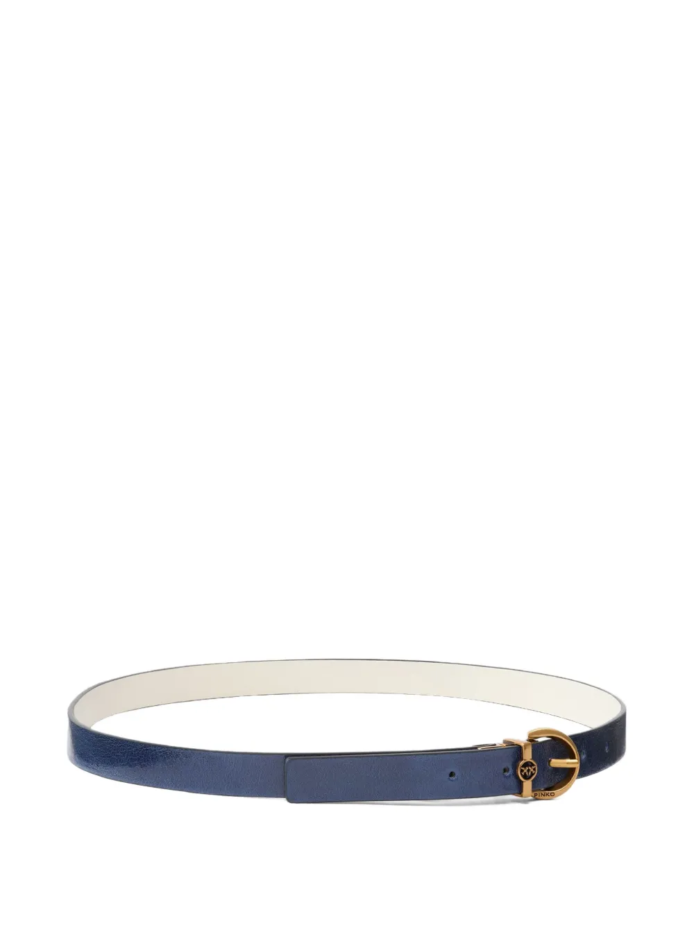 PINKO Leren gespriem Blauw