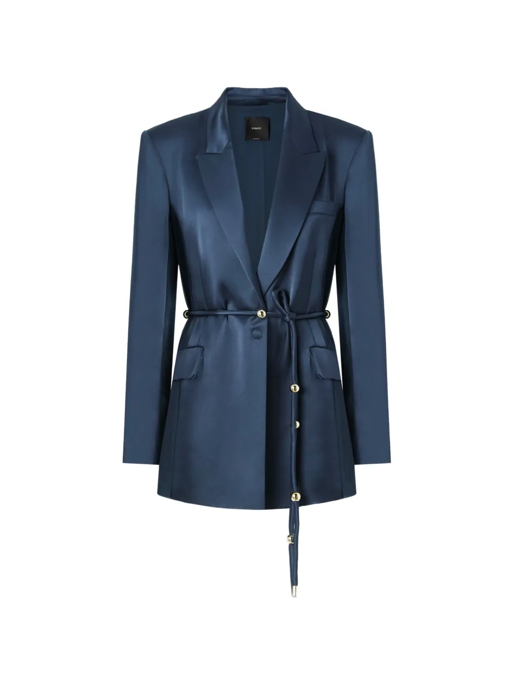 PINKO Carillon belted jacket - Blu