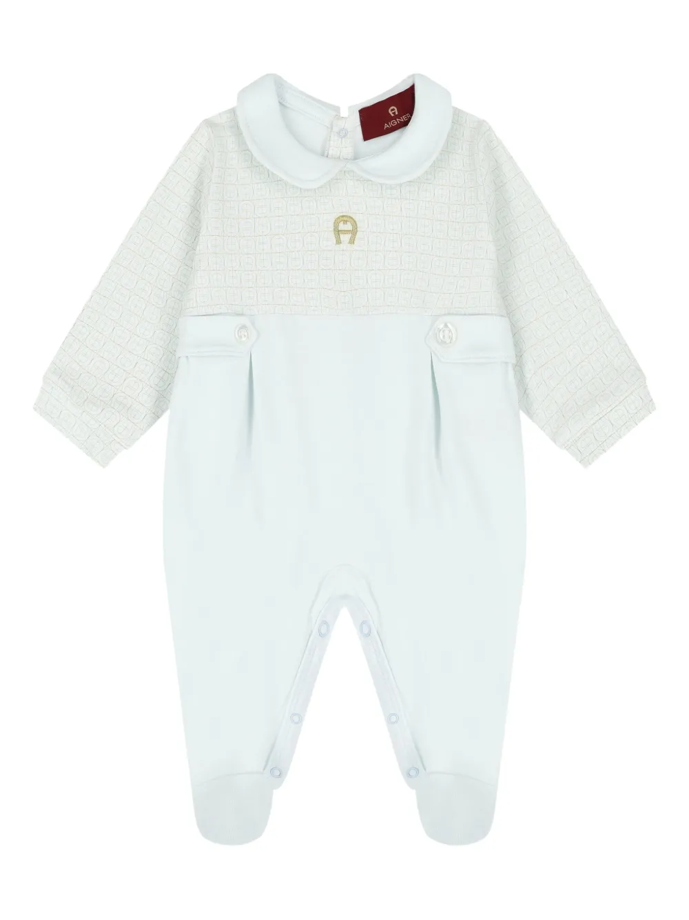 Aigner Kids Babypakje met geborduurd logo Beige