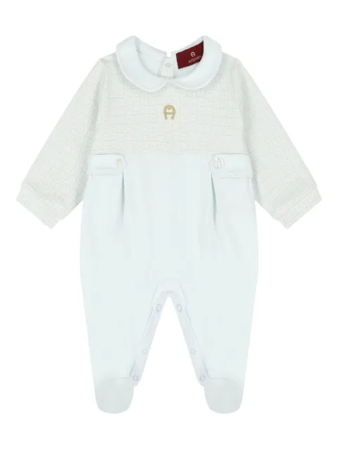 Aigner Kids بدلة أطفال مطرزة بشعار الماركة