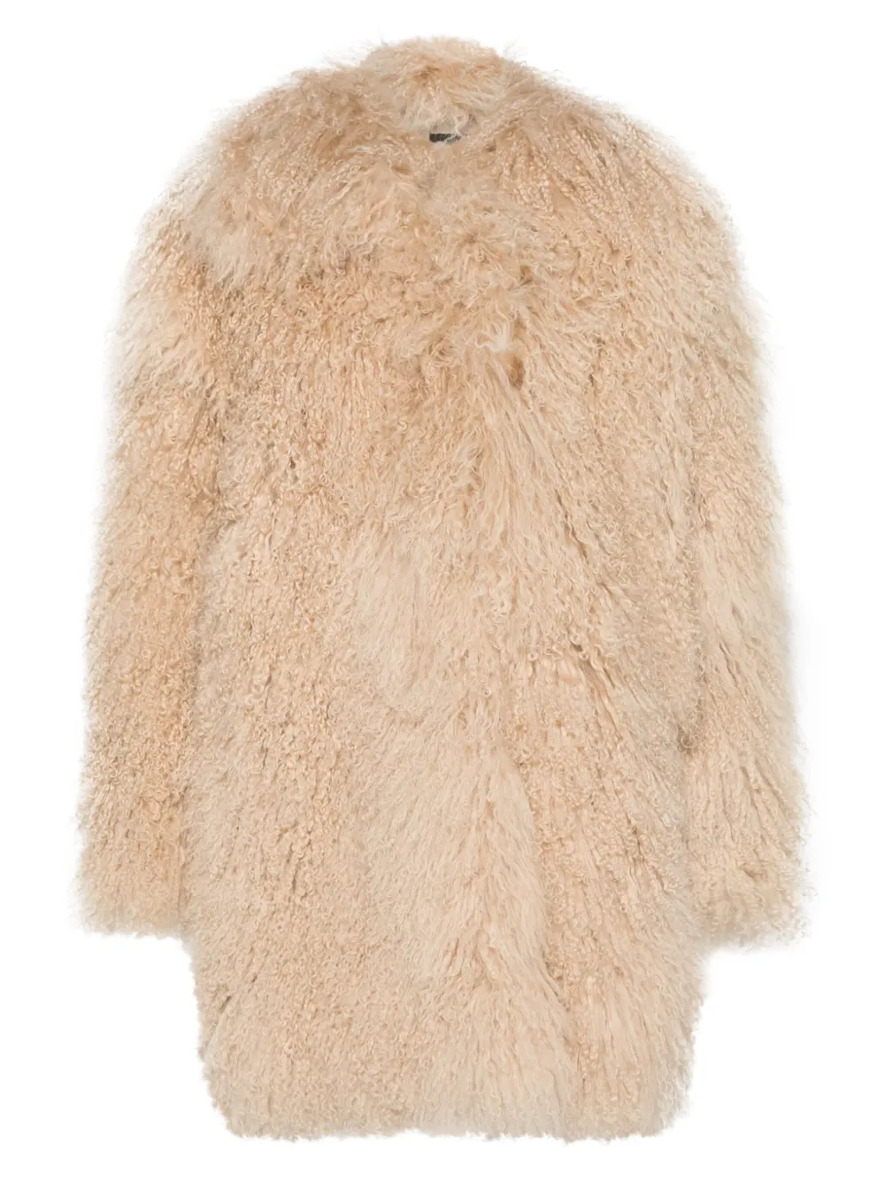 shearling fur coat
